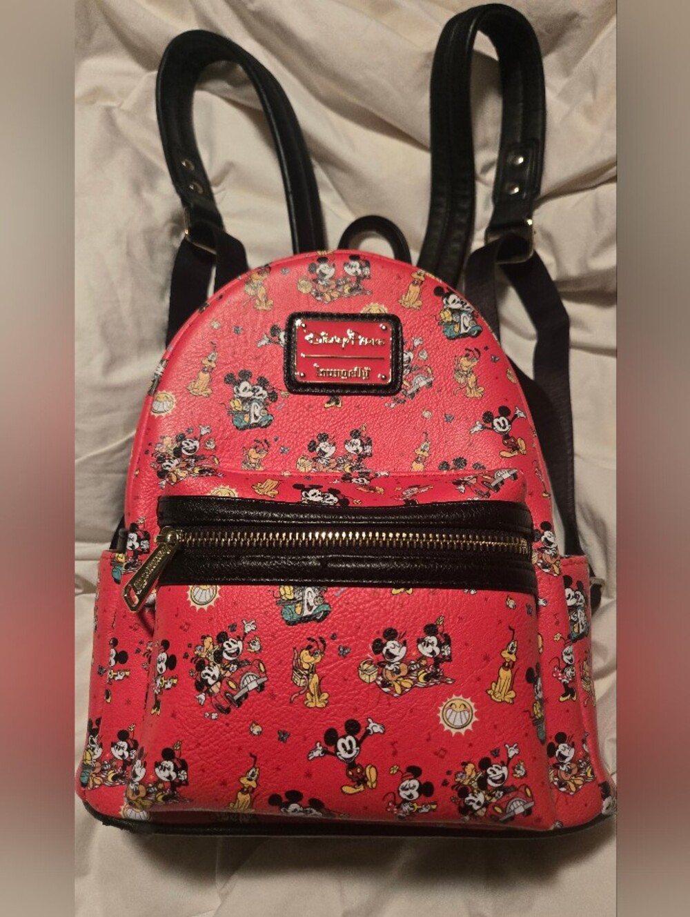 Loungefly Red Disney Mickey & Friends Mini Backpack